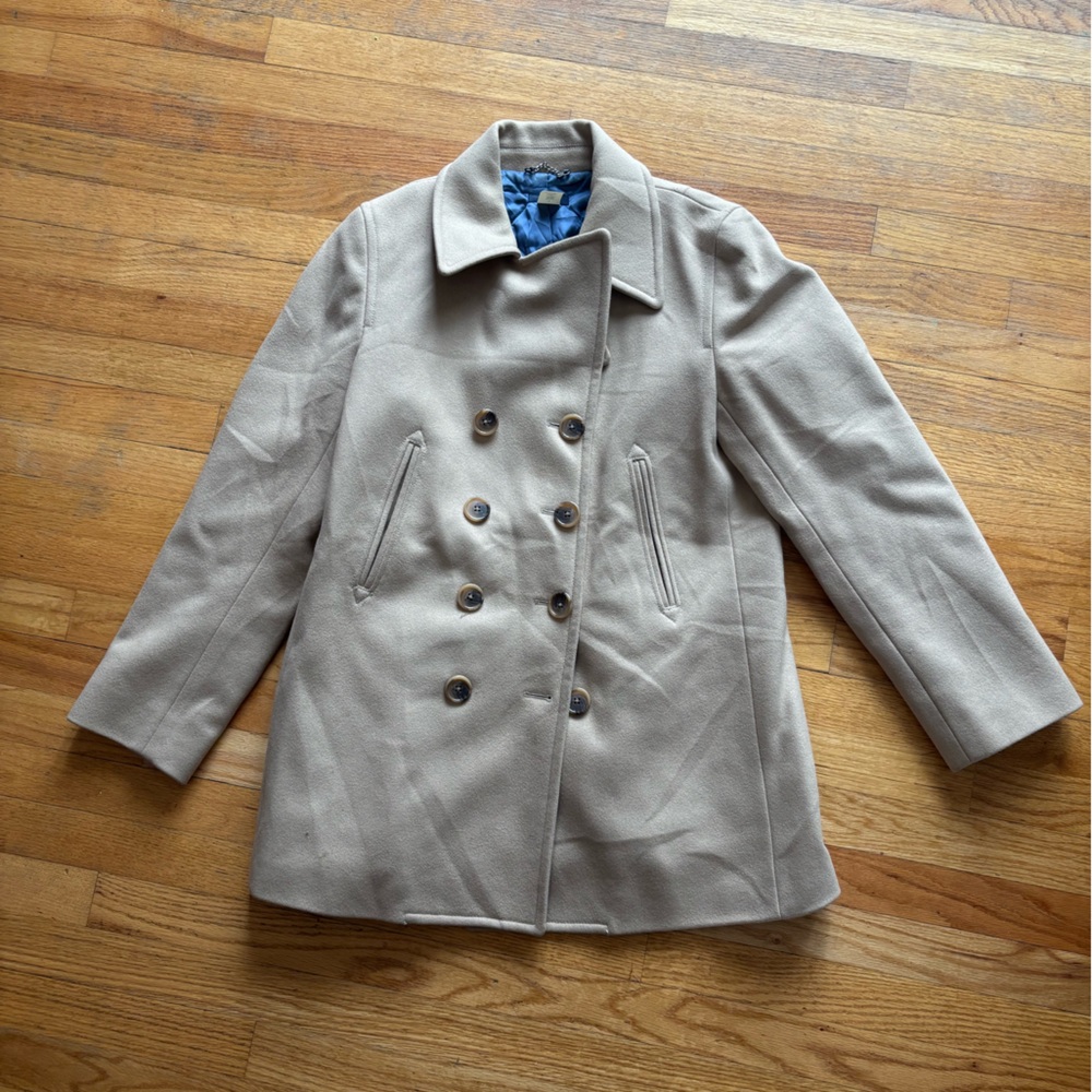 J crew thinsulate peacoat